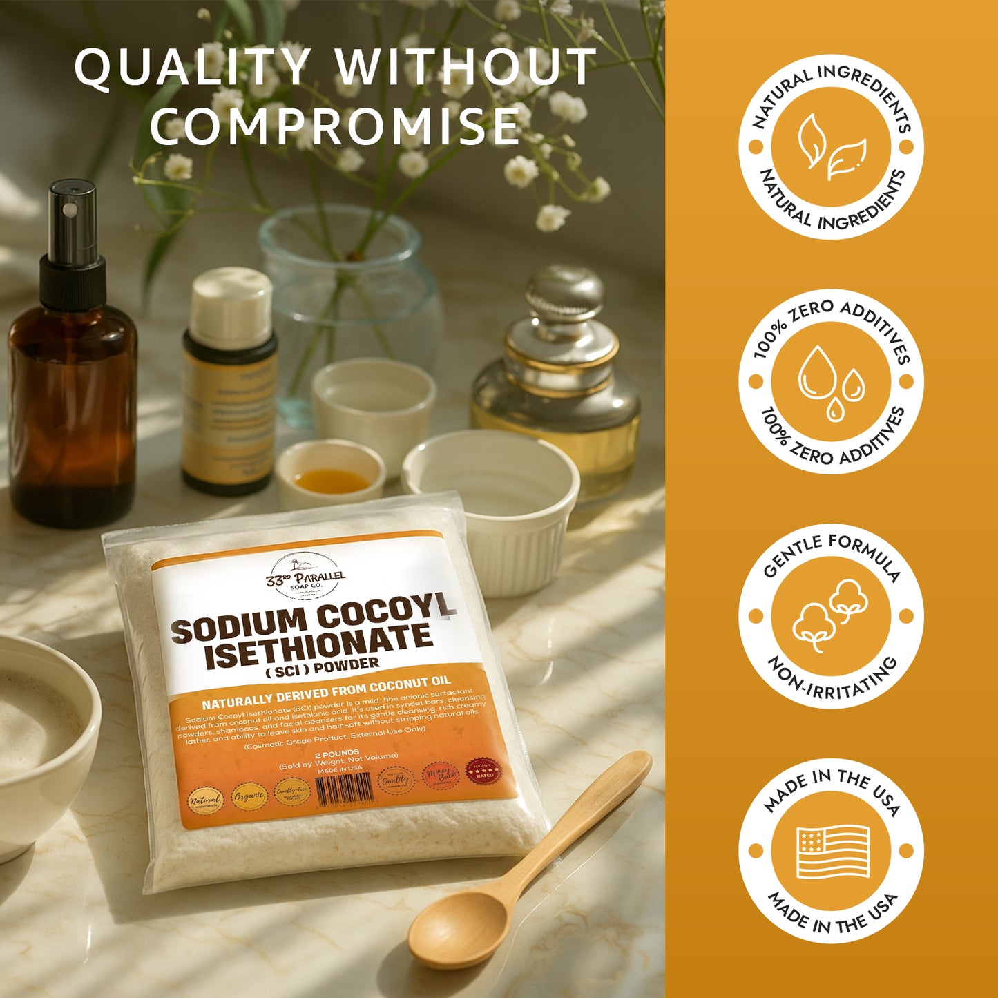 Sodium Cocoyl Isethionate Powder