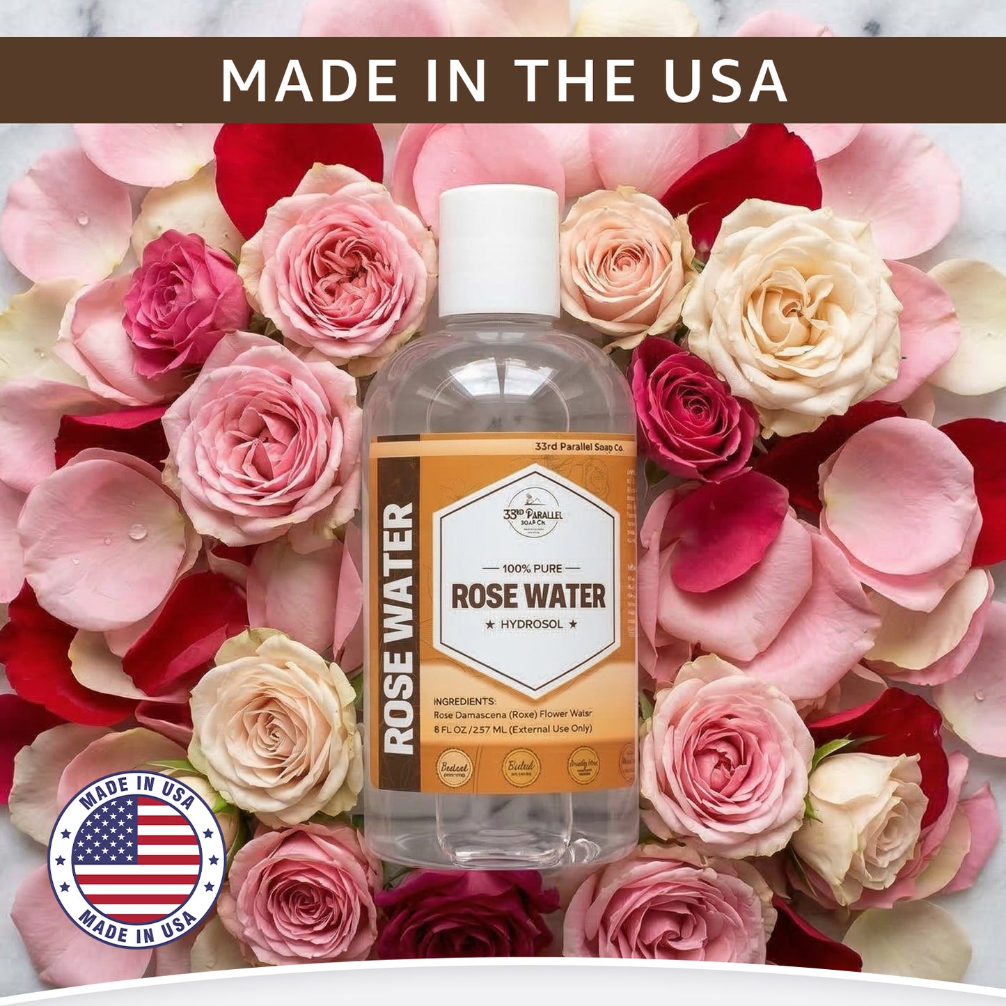 Rose Water (Hydrosol)