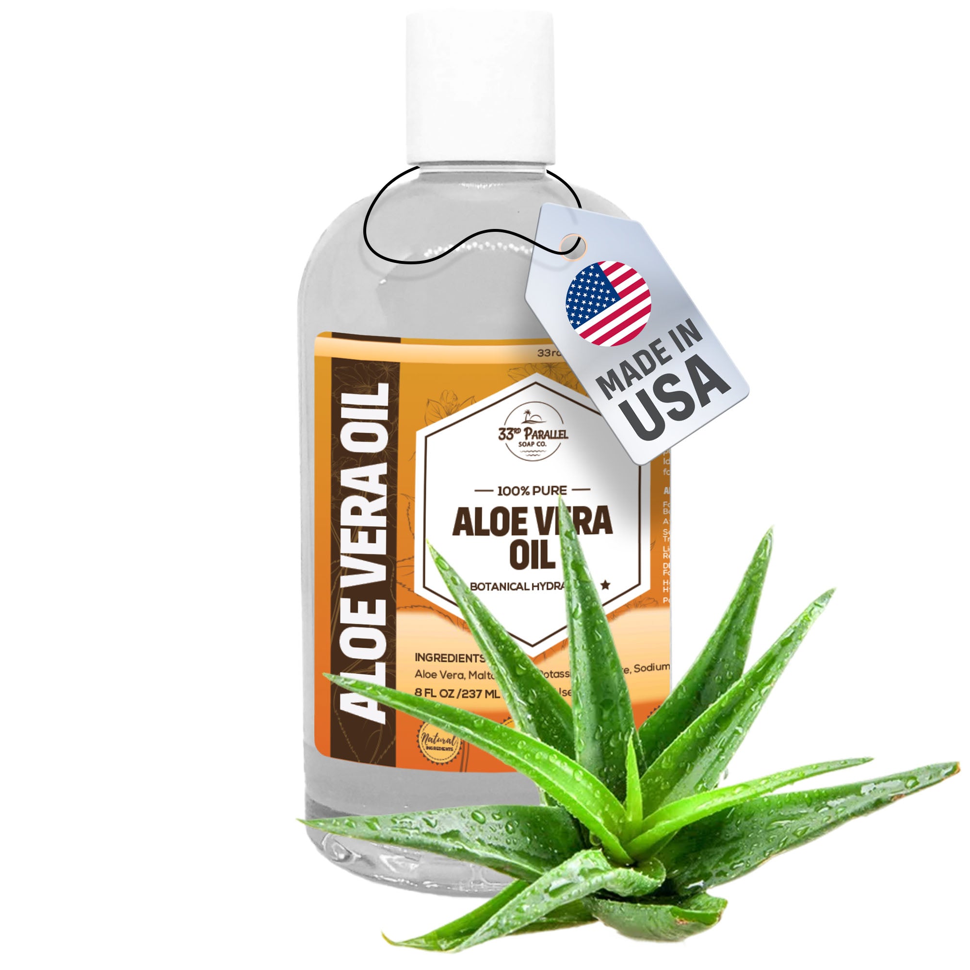Aloe Vera Oil for Skin & Hair | Hydrating & Soothing Care – 33rd ...