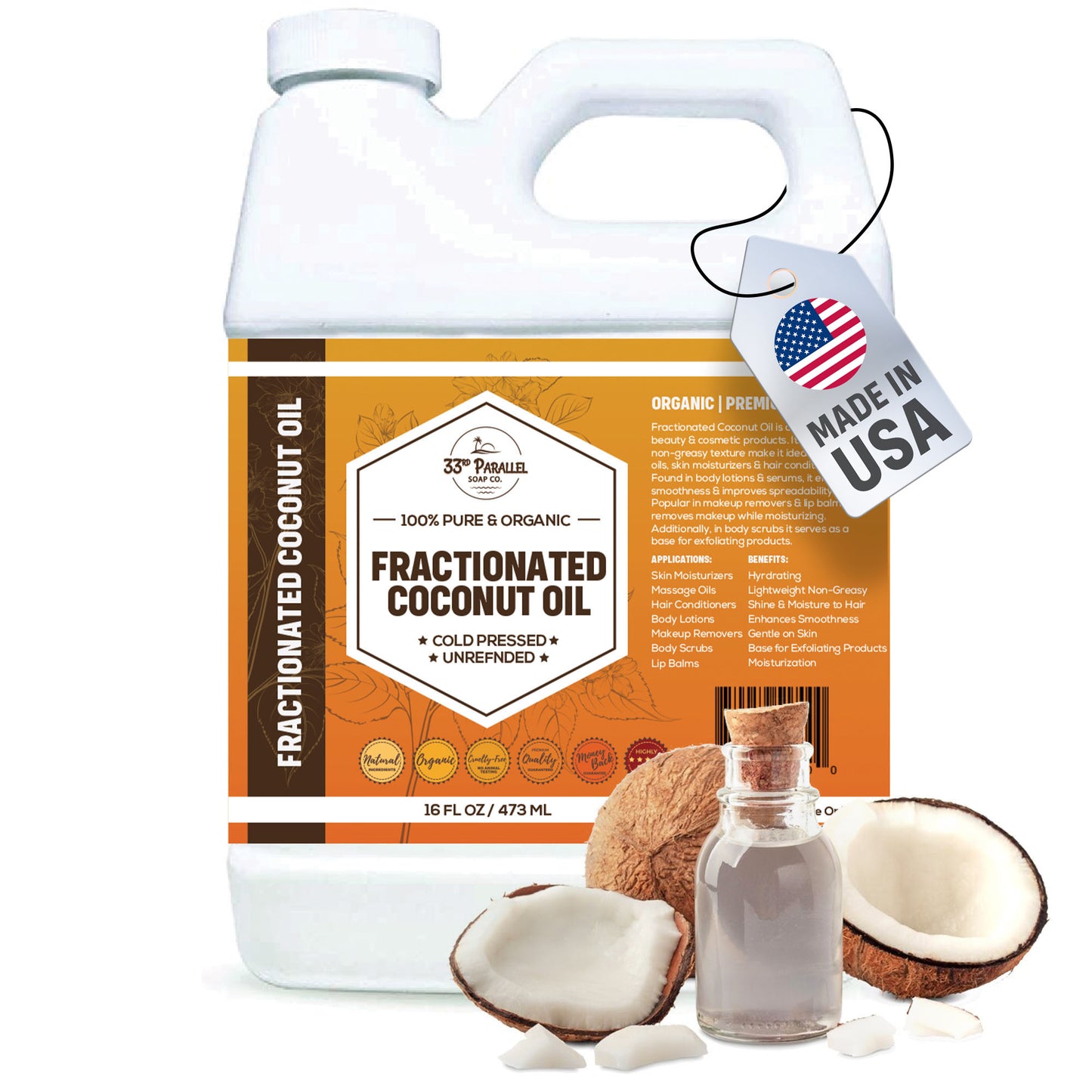 Fractionated Coconut Oil