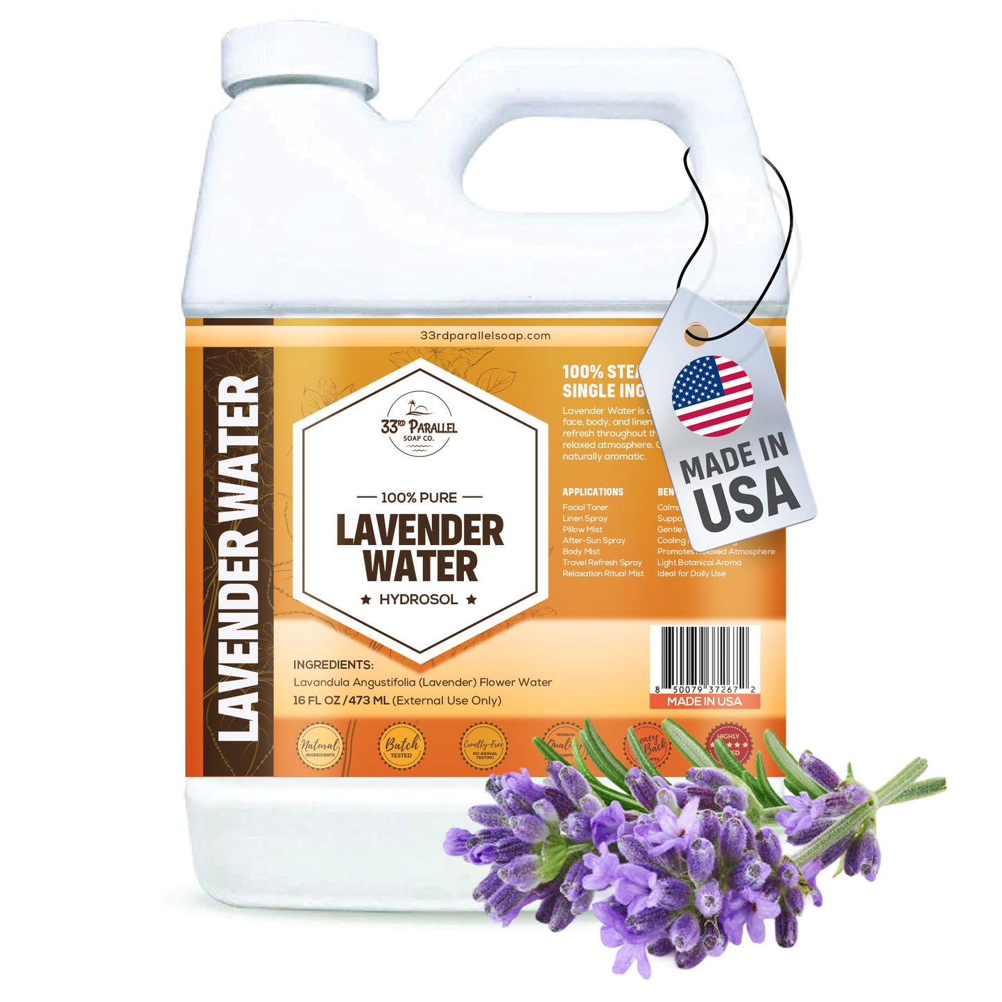 Lavender Water (Hydrosol)