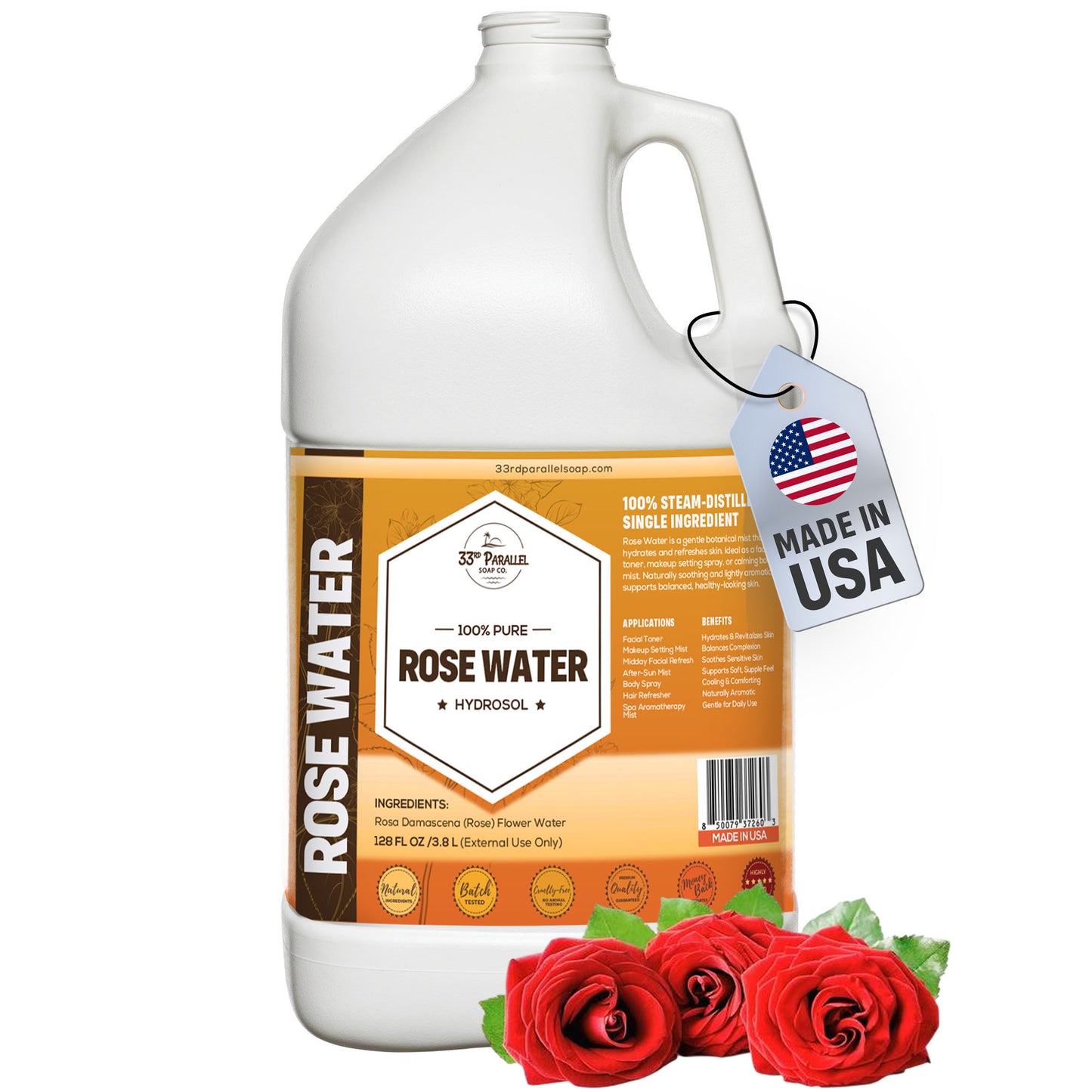 Rose Water (Hydrosol)