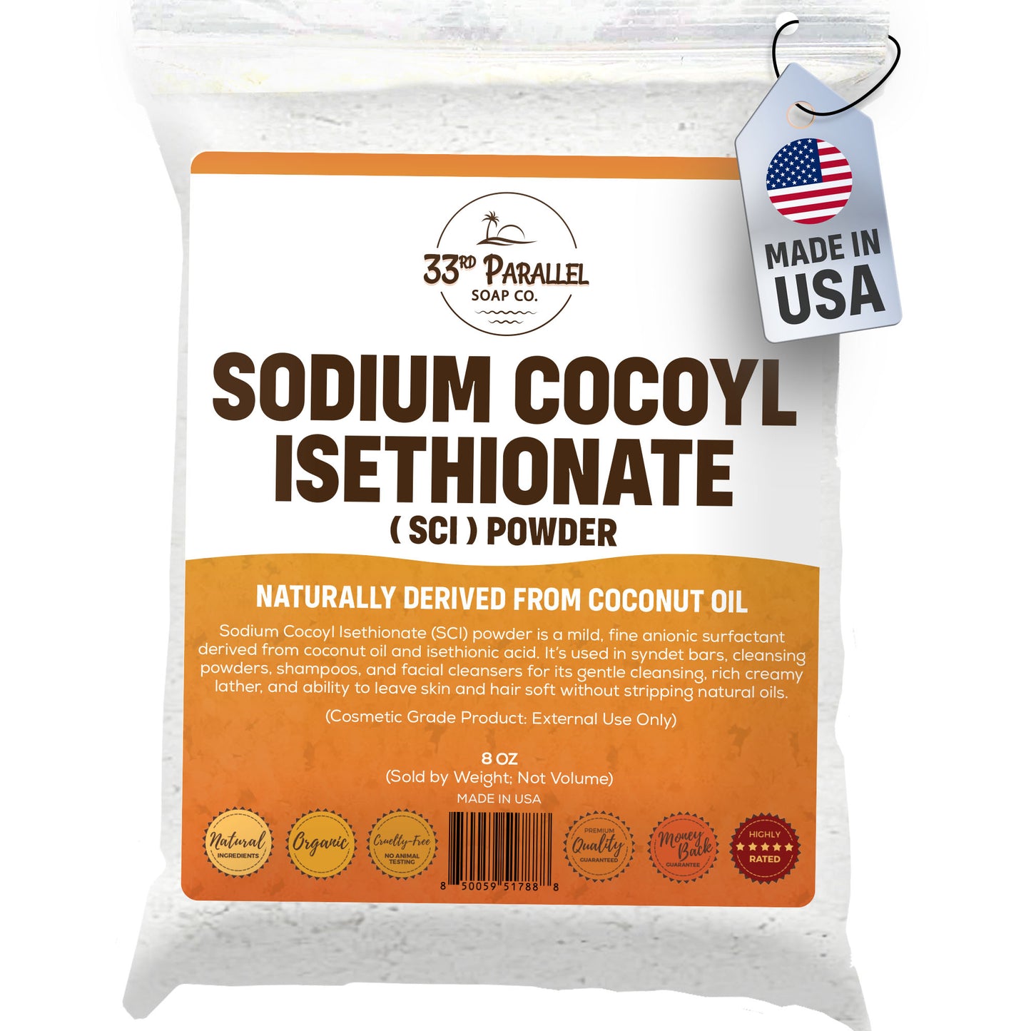 Sodium Cocoyl Isethionate Powder