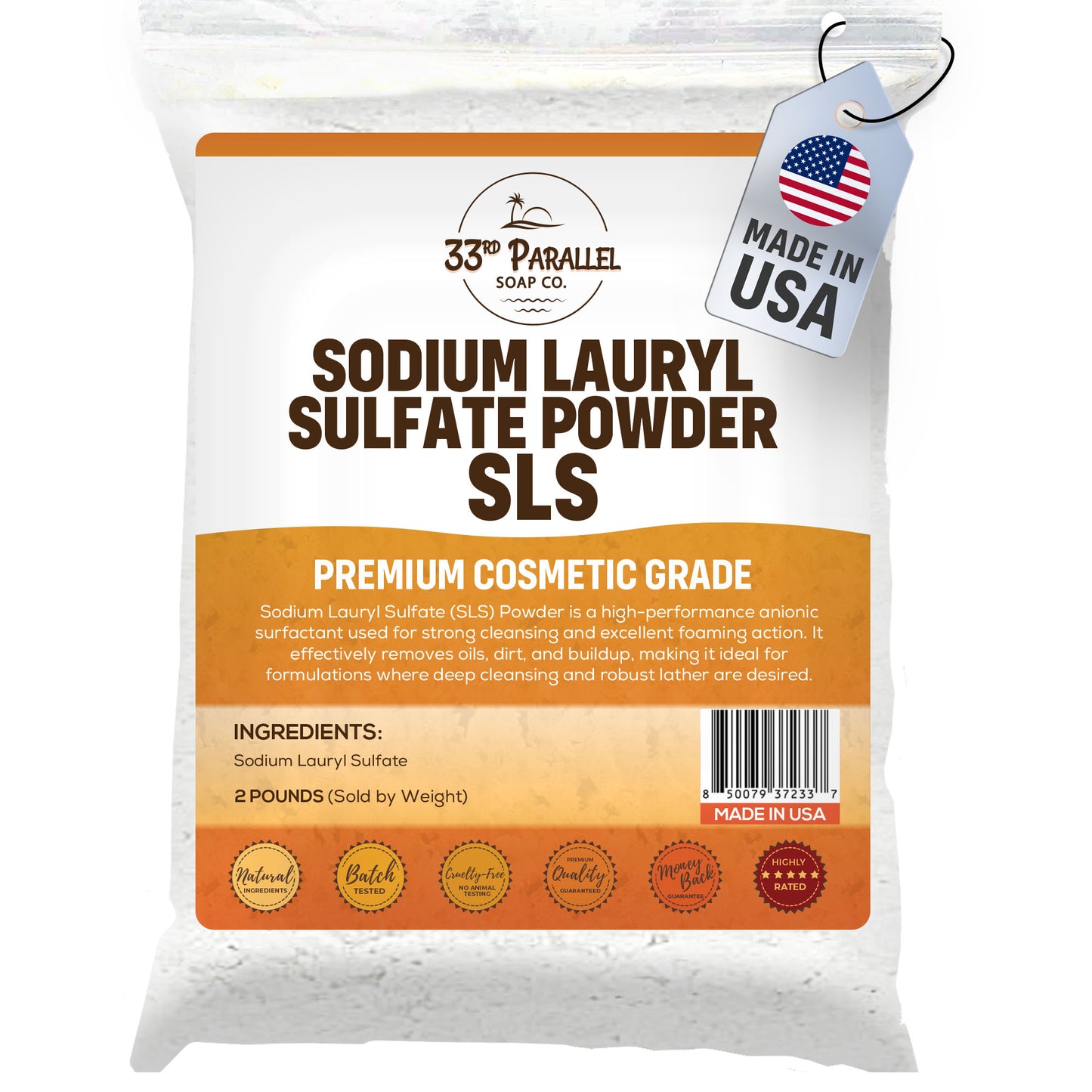 Sodium Lauryl Sulfate (SLS) - Powder