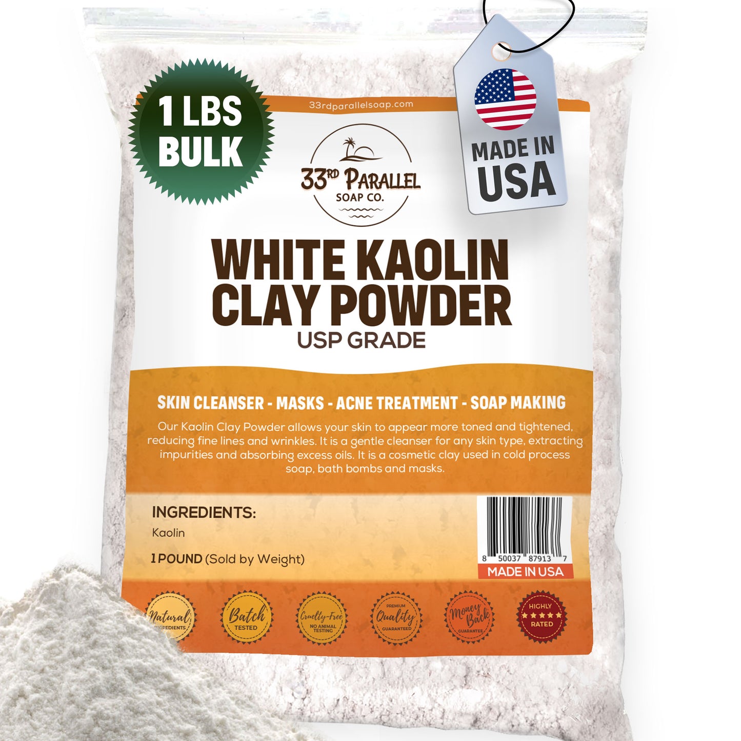 White Kaolin Clay