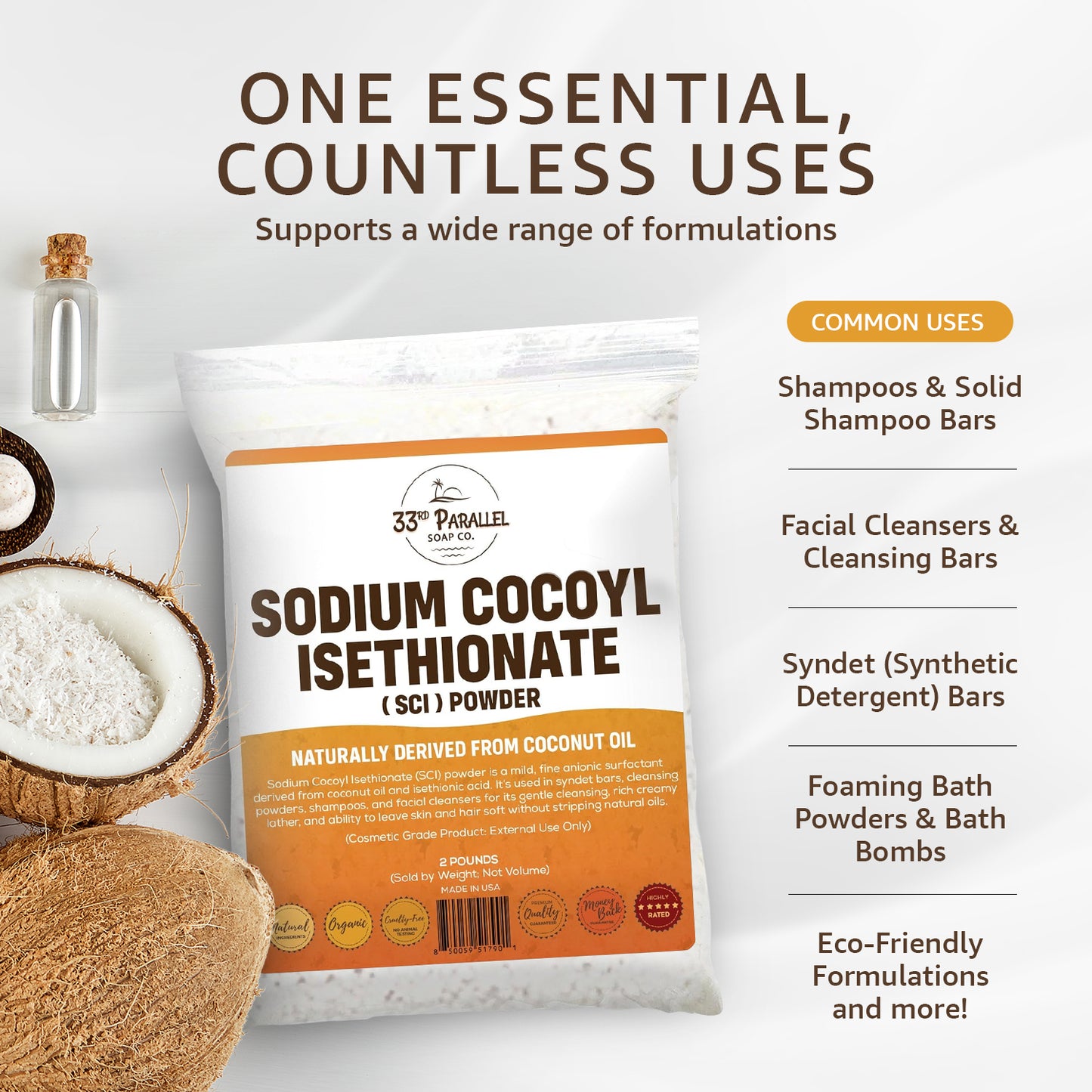 Sodium Cocoyl Isethionate Powder