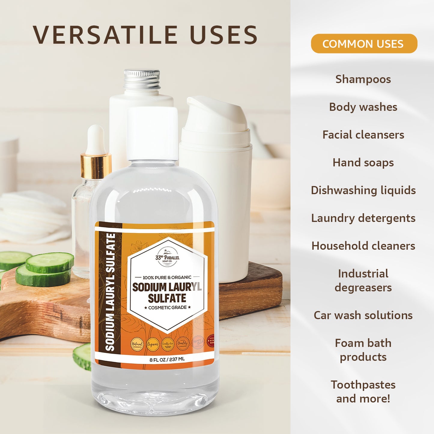 Sodium Lauryl Sulfate (Liquid)