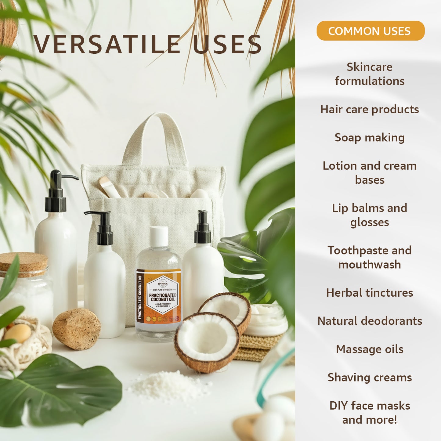 Fractionated Coconut Oil