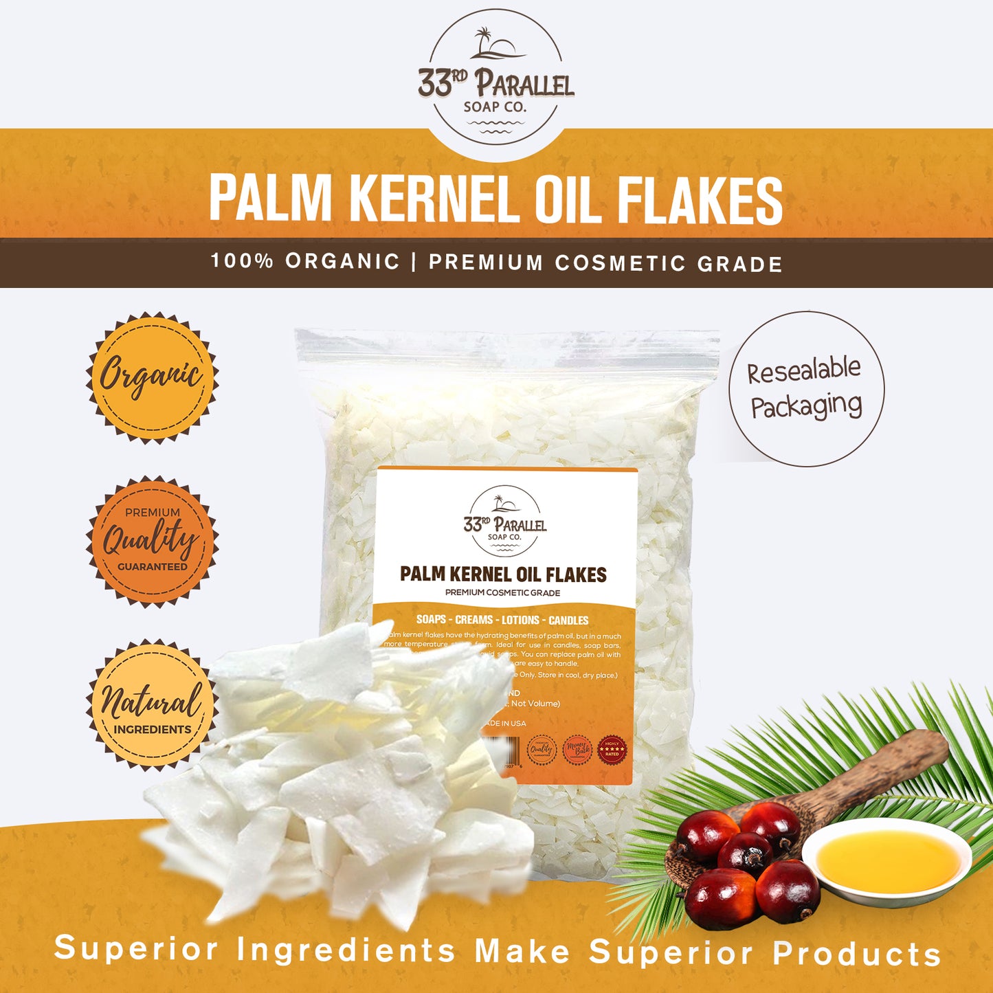 Palm Kernel Oil Flakes