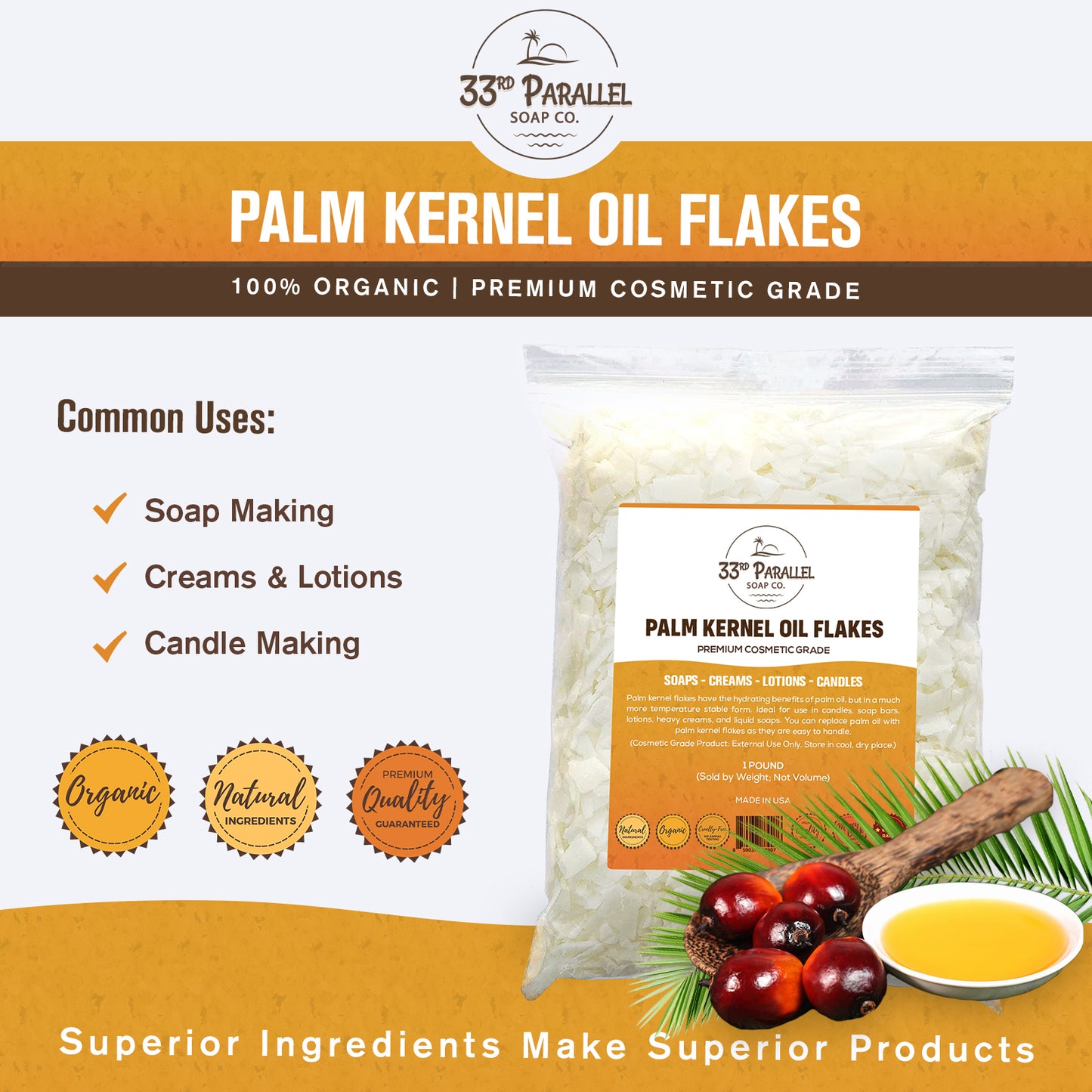 Palm Kernel Oil Flakes