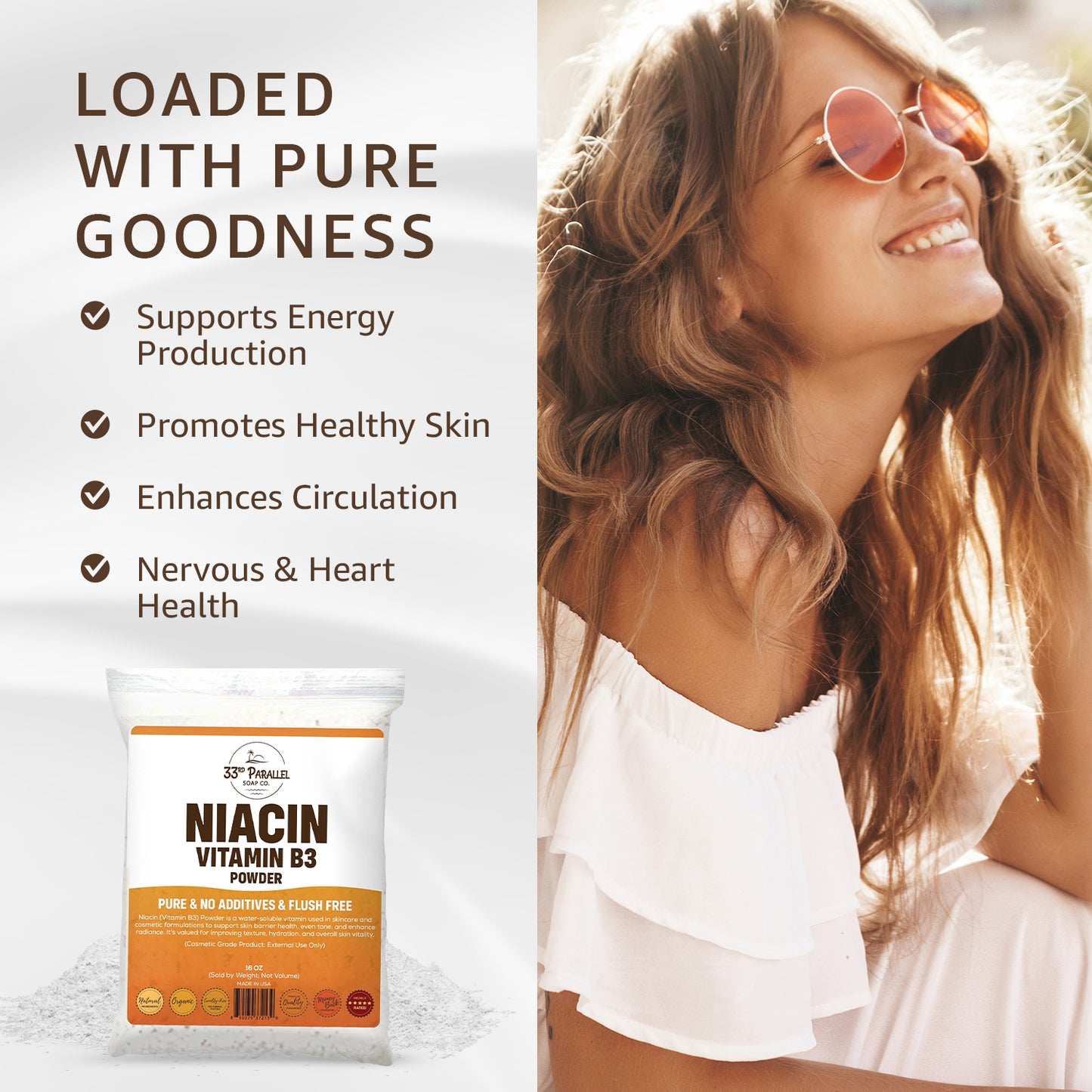 Niacin Vitamin B3 Powder