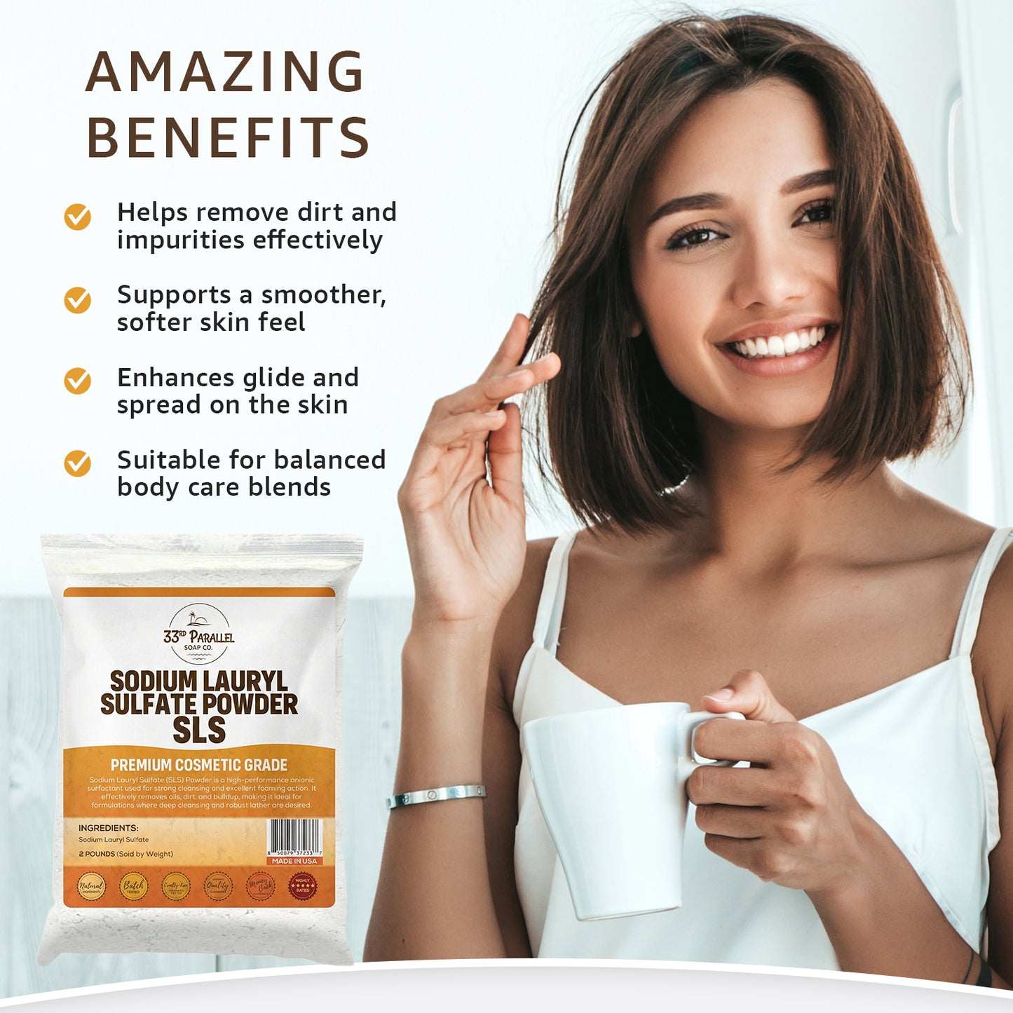 Sodium Lauryl Sulfate (SLS) - Powder