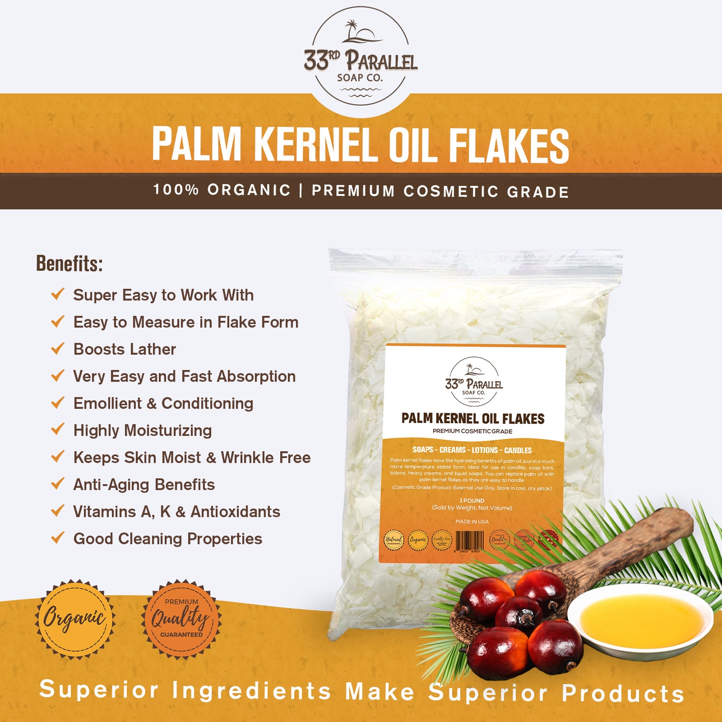 Palm Kernel Oil Flakes