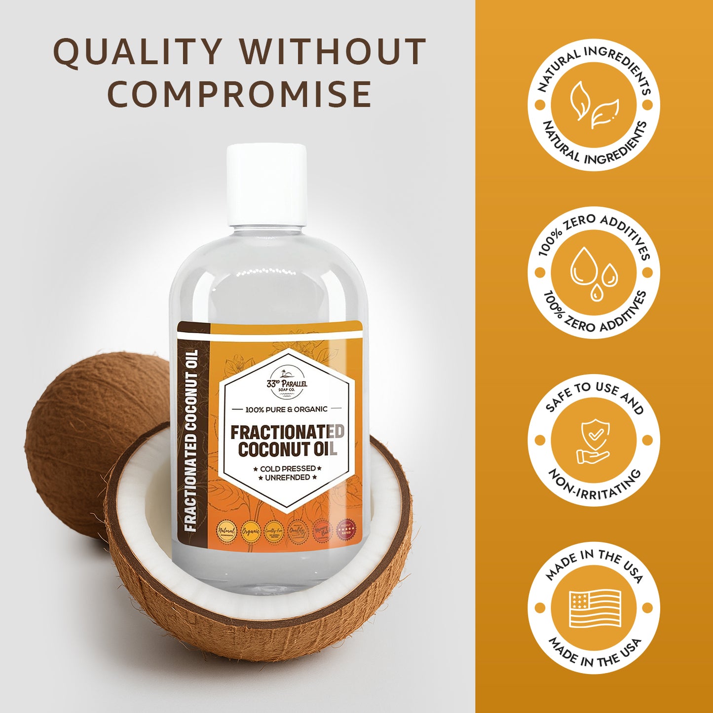 Fractionated Coconut Oil